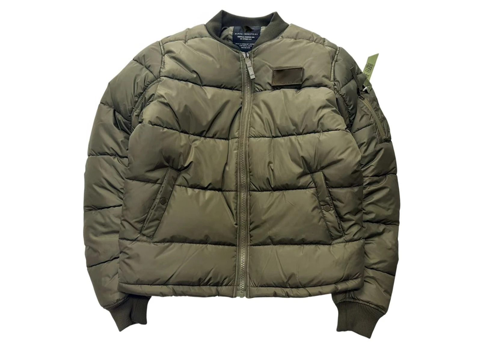 Men's Puffy Quilted Bomber Jacket Men's Puffy Quilted Bomber Jacket