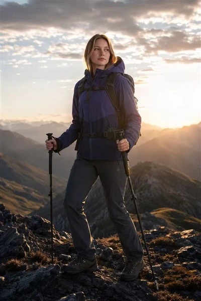 Color‑Block Waterproof Hiking Shell Jacket price