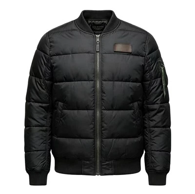 Men's Puffy Quilted Bomber Jacket best